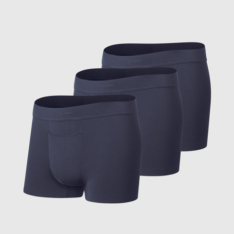 Jetsetter Boxer Brief 3-Pack featuring smooth, breathable MicroModal fabric and supportive Zero-G Pouch.
