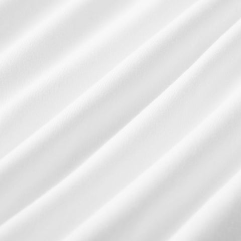 Close-up of super-soft organic cotton fabric used in the Precision Long Sleeve Tee.