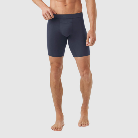 Jetsetter Boxer Brief with supportive pouch and MicroModal fabric, providing ultimate comfort and anti-odor features.