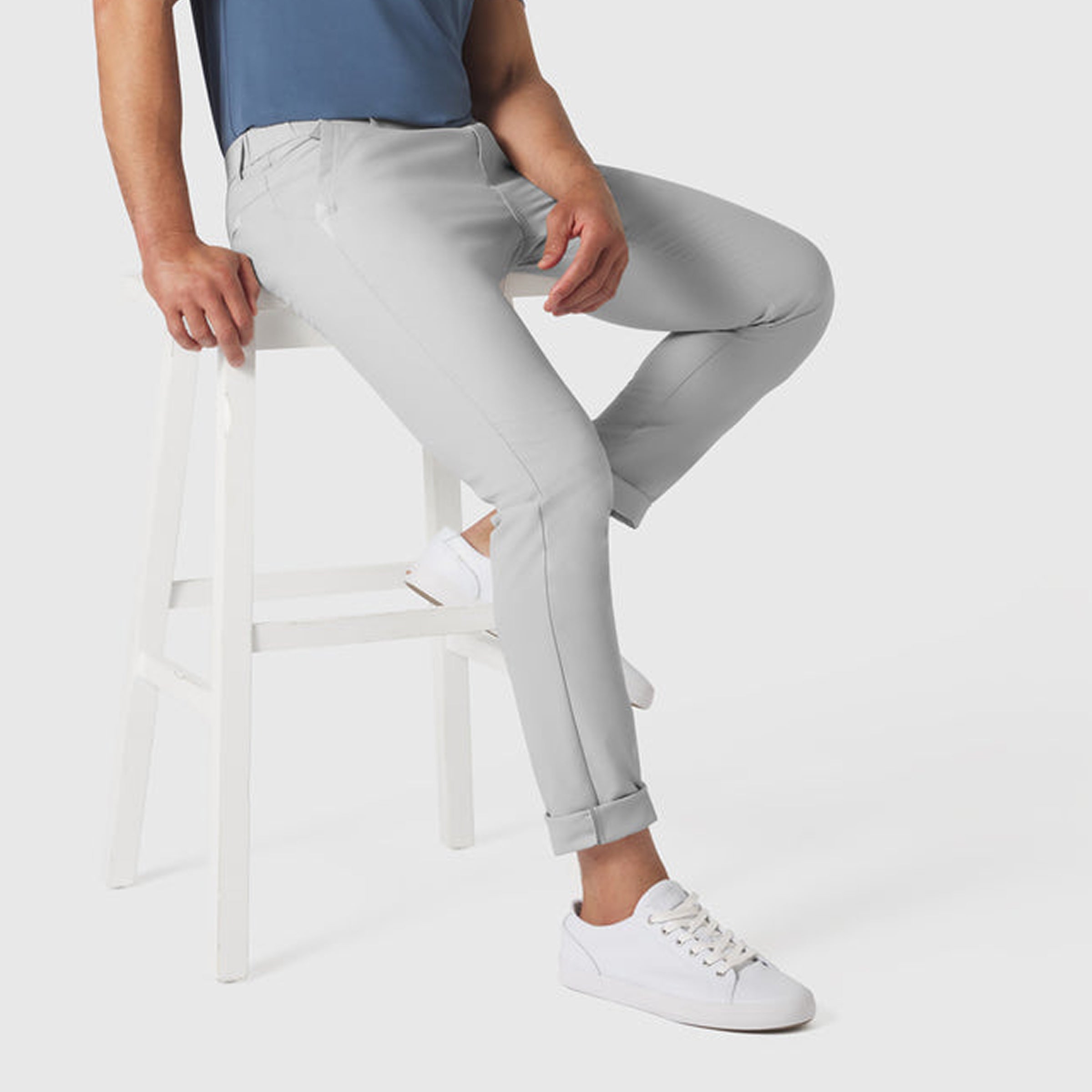 Jetsetter Slim Fit Tech Pants - Ice Gray – Jack Archer