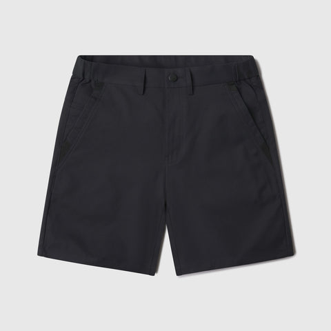 Jetsetter Tech Short in black with durable fabric and consistent fit.