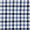 Micro Check blue and navy gingham fabric swatch