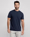 Men's Jetsetter Performance Tee in Deep Blue, front view