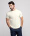 Men's Jetsetter Performance Tee in Ecru, front view