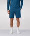 A man wearing the Clubhouse Range Short 7" in Pacific Blue