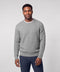 Hudson Cable Knit Sweater -- Medium Heather Gray