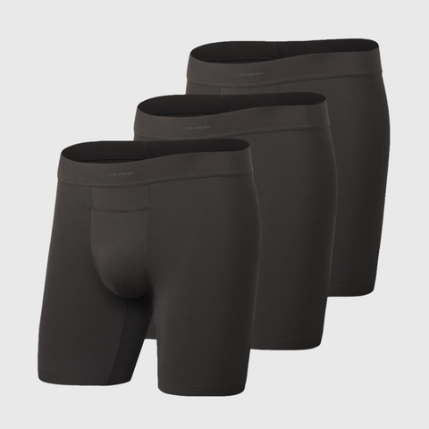 Jetsetter Boxer Brief 3-Pack with Zero-G pouch and MicroModal fabric, offering comfort and anti-odor features.