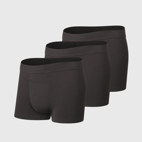 Jetsetter Boxer Brief 3-Pack in MicroModal fabric with Zero-G pouch and anti-odor features.