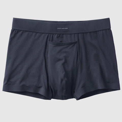 Jetsetter Boxer Brief with MicroModal fabric and supportive pouch.