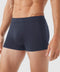 Jetsetter Boxer Brief in navy blue showcasing comfort-fit design and Zero-G pouch.