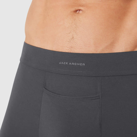 Jetsetter Boxer Brief with supportive Zero-G Pouch and MicroModal fabric for comfort and breathability.