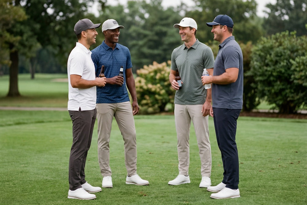 The 19th hole, dressed right