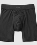 Jetsetter Boxer Brief in black with Zero-G pouch, MicroModal fabric, and elastic waistband.