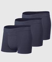 Jetsetter Boxer Brief 3-Pack featuring smooth, breathable MicroModal fabric and supportive Zero-G Pouch.