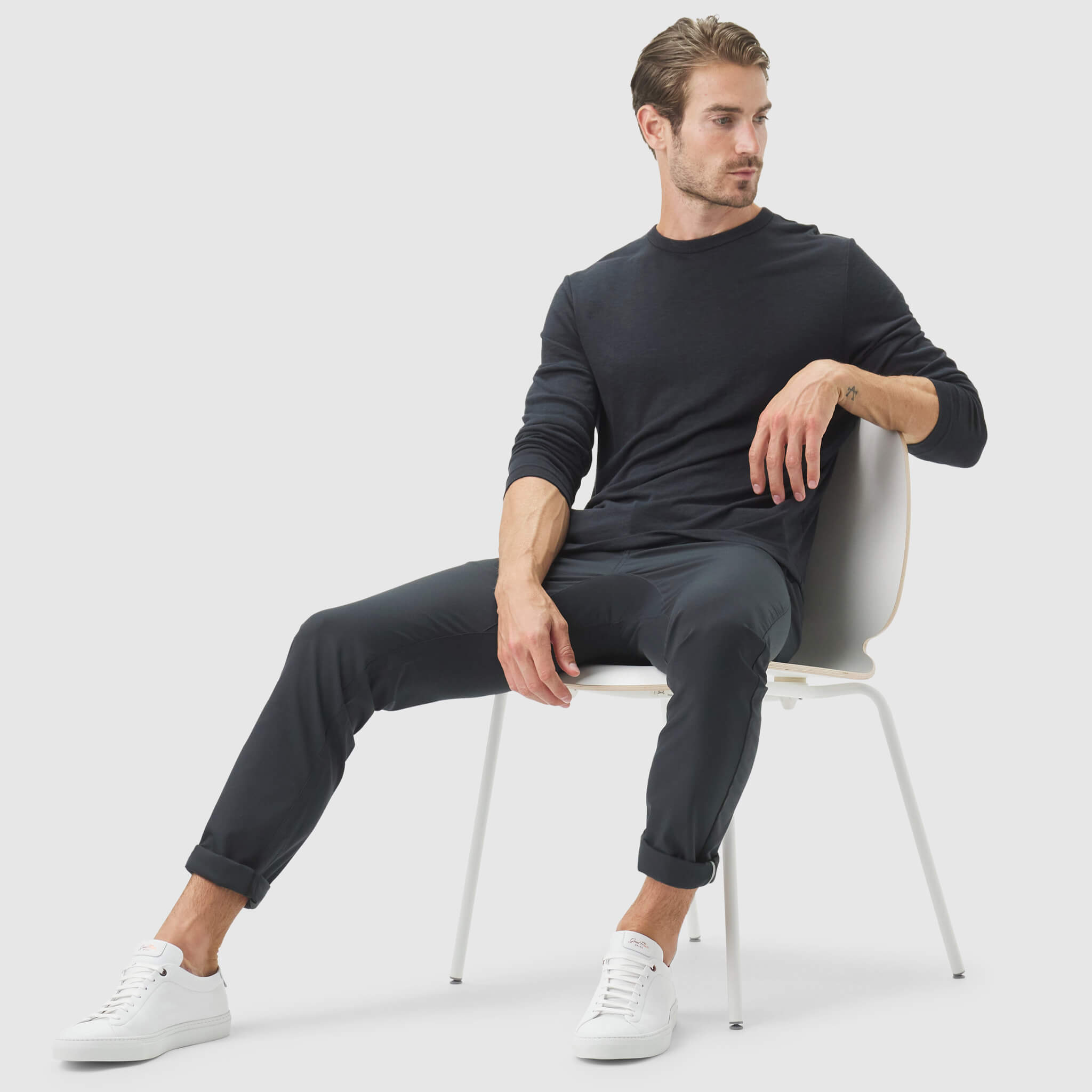 Jetsetter Slim Fit Tech Pants - Space Black – Jack Archer