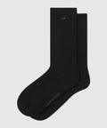 Black Anytime Socks made from premium Pima cotton, soft and breathable for comfort.