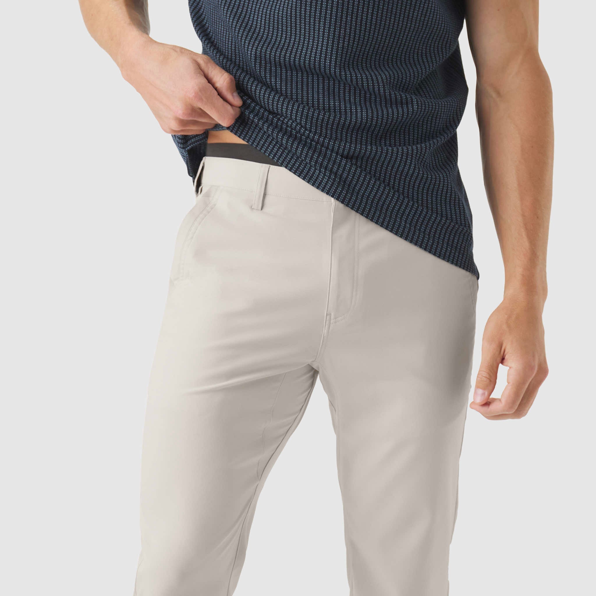 Jetsetter Slim Fit Tech Chino Pants in Stone – Jack Archer