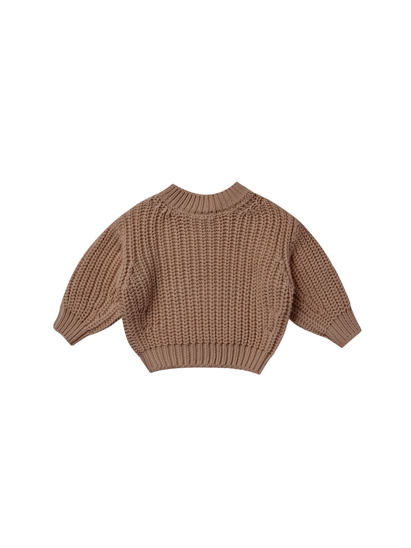 ["Quincy Mae Chunky Knit Sweater | Cocoa"]