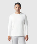 Precision Long Sleeve Tee made from organic cotton, hypoallergenic and wrinkle-resistant.
