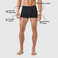 Jetsetter Boxer Briefs with stay-flat waistband and no-show seams.