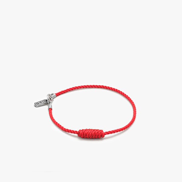 Red Rope Knotted Bracelet