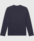 Precision Long Sleeve Tee in organic cotton, hypoallergenic and wrinkle-resistant.