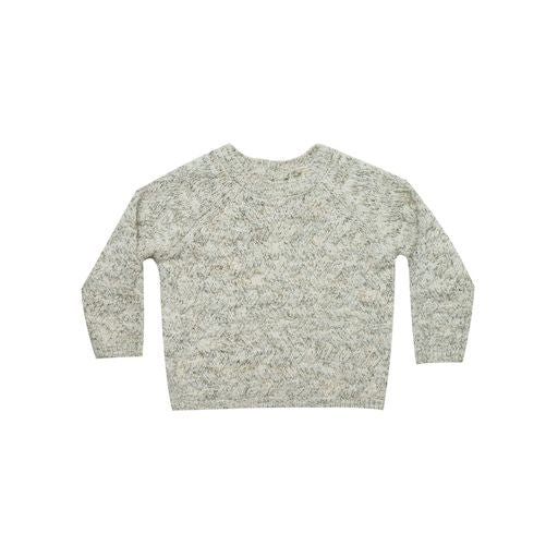 Quincy Mae Cozy Heathered Knit Sweater | Fern