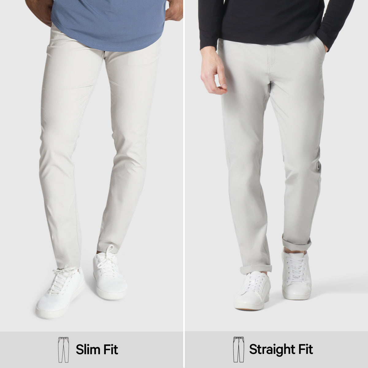 Jetsetter Slim Fit Tech Chino Pants in Stone – Jack Archer