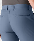 Blue Jetsetter Tech Short with consistent fit and innovative fabric.
