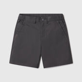 Jetsetter Tech Short in grey with innovative fabric and consistent fit.