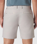 Jetsetter Tech Short in beige with consistent fit and durable fabric.