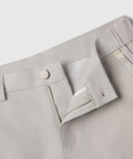 Jetsetter Tech Short in light gray with innovative fabric and consistent fit.