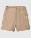 Jetsetter Tech Short in beige with innovative fabric and consistent fit.