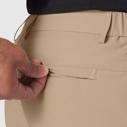 Jetsetter Tech Short with innovative fabric and consistent fit.
