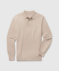 Legacy Polo Sweater in premium viscose blend knitwear.