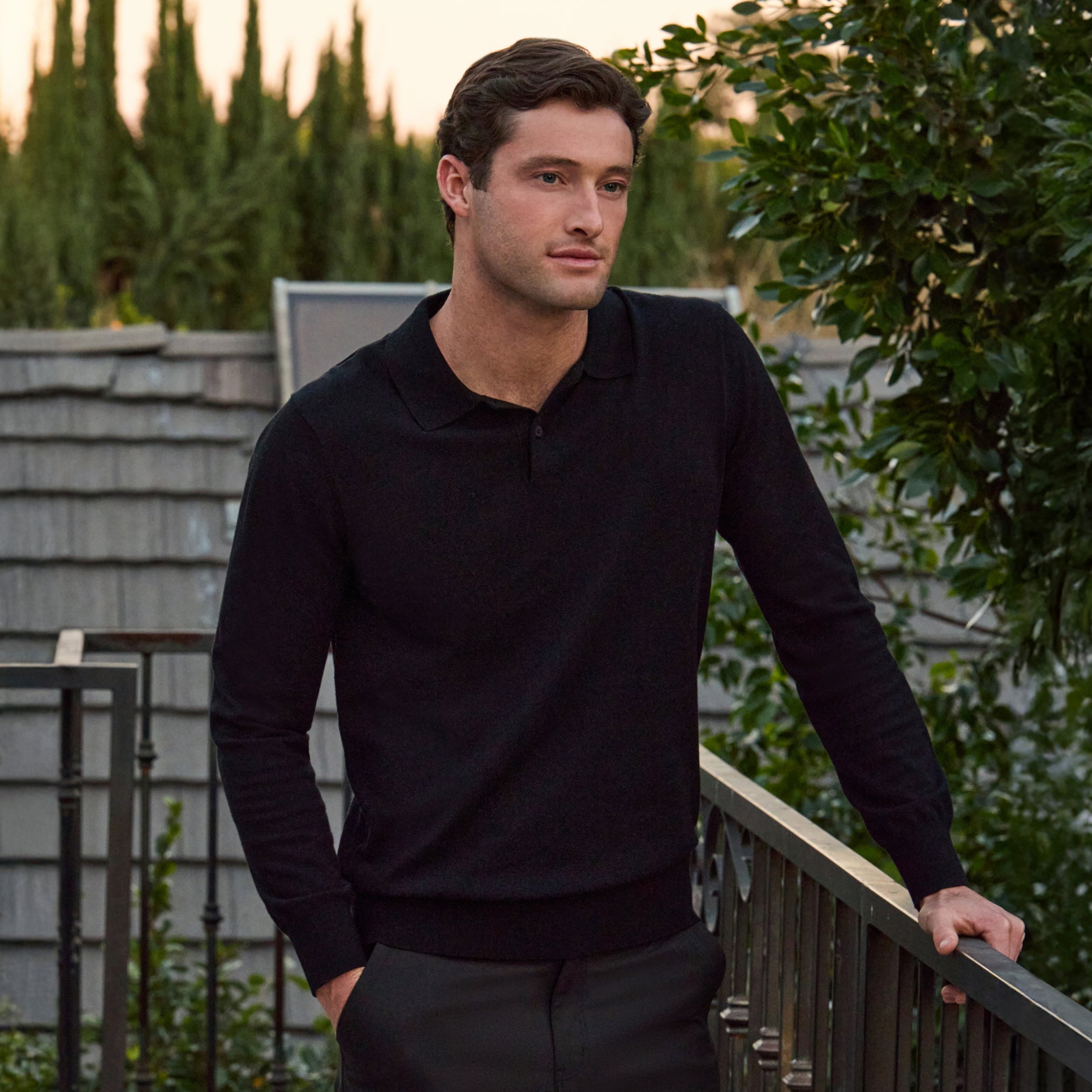 Legacy Polo Sweater - Refined & Versatile Knitwear Piece Legacy Polo Sweater - Refined & Versatile Knitwear Piece
