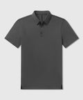 Modern Tech Polo with tailored fit and structured collar.