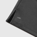 Dark grey Tech Polo featuring tailored stitching and subtle logo detail.