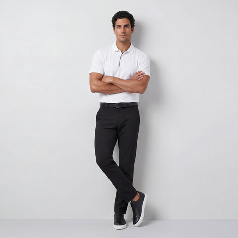 Clubhouse Performance Polo -- White Driveline