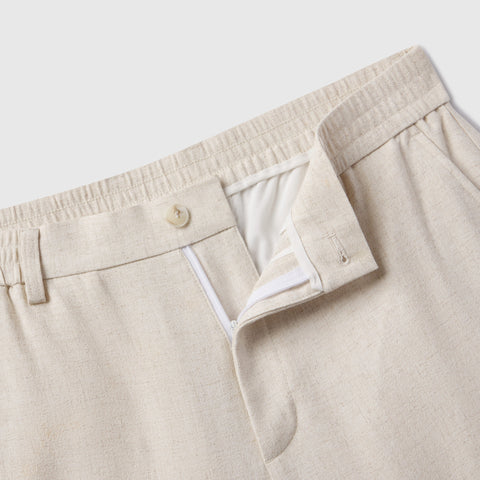 Getaway Linen Short -- Canvas