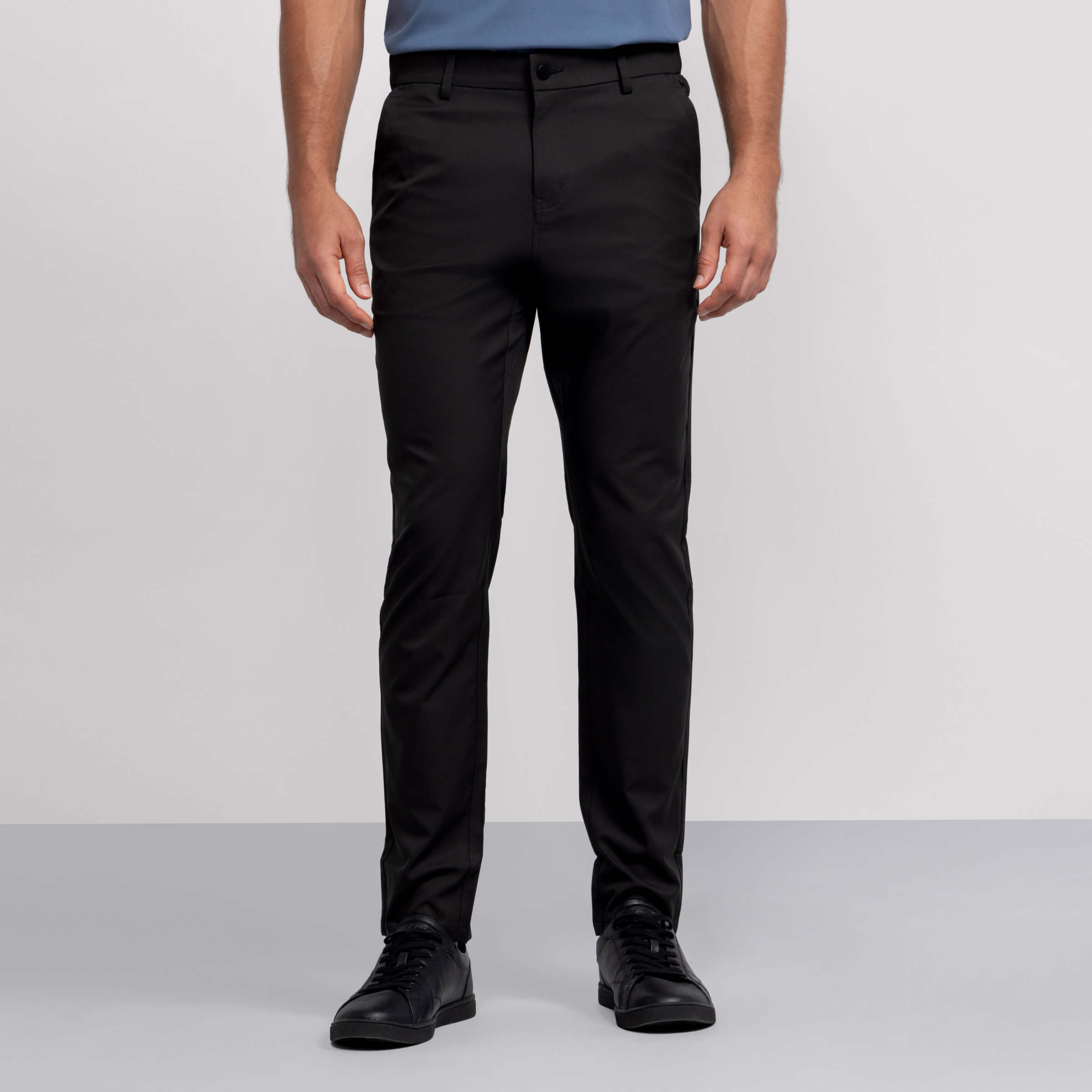 dress pants for men slim fit Vineyard Vines Sleeveless Fit & Flare Waisted Knit Dress - Jet Black main image 1