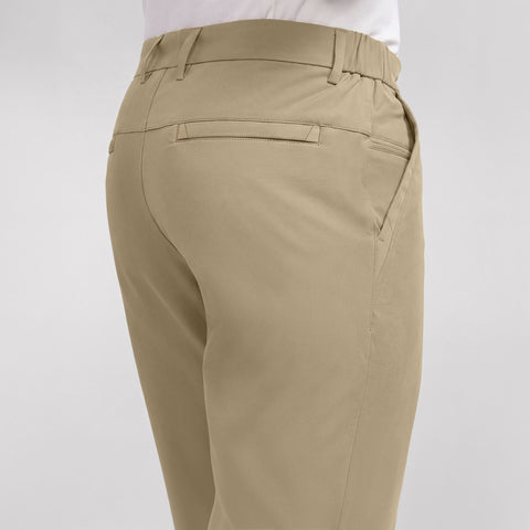 Back view of the Jetsetter Tech Pant Slim Fit in True Khaki