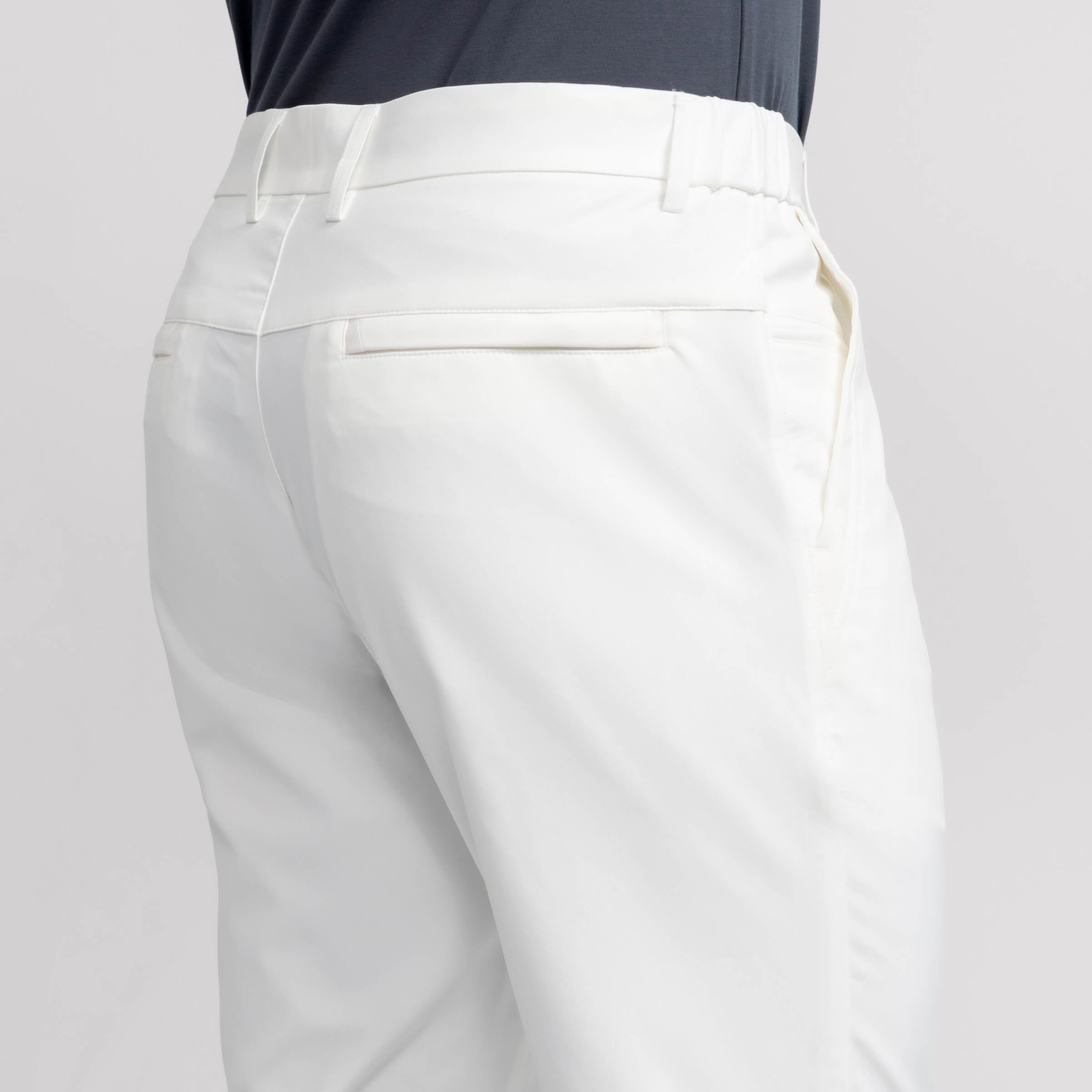 white tech pants