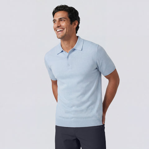Legacy Resort Polo -- Mist Blue