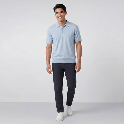 Legacy Resort Polo -- Mist Blue