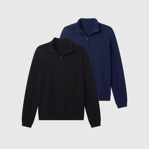 Jetsetter Quarter-Zip Sweater 2-Pack