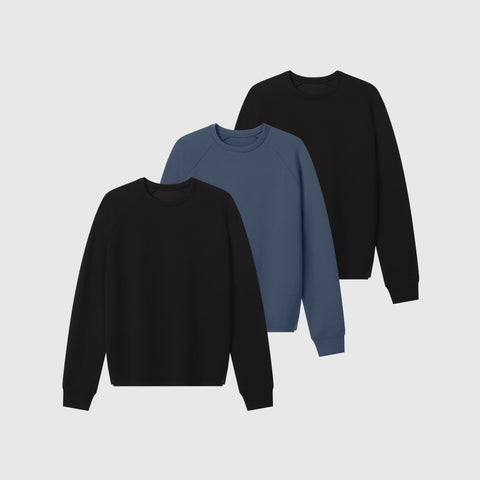 Sandwash Crewneck 3-Pack