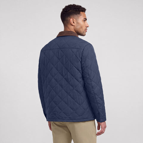Ashford Quilted Jacket -- Deep Blue