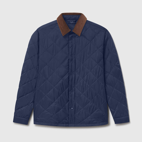 Ashford Quilted Jacket -- Deep Blue