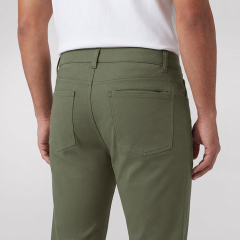 Back view of the Charter Twill Pant in Olive